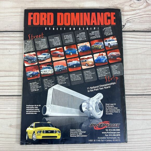 VTG 5.0 Mustang & Super Fords Magazine 2005 Lot of 7 Ford Muscle Car Fox Racing - Picture 5 of 16